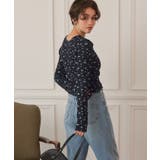 前後2wayフラワージャガードカットソートップス | titivate | 詳細画像17 