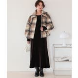 チェックボアショートジャケット/アウター | titivate | 詳細画像8 