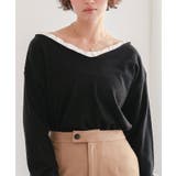 異素材コンビオフショルダートップス | titivate | 詳細画像5 