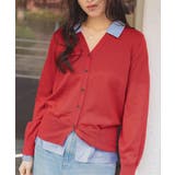 シャツドッキングニットカーディガン | titivate | 詳細画像14 