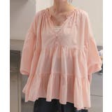 コットンボイルティアードチュニック/トップス | titivate | 詳細画像3 