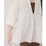 コットンボイルティアードチュニック/トップス | titivate | 詳細画像8 