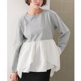 異素材イレヘムドッキングカットソー | titivate | 詳細画像22 