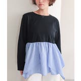 異素材イレヘムドッキングカットソー | titivate | 詳細画像25 