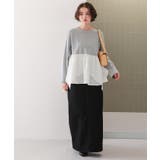 異素材イレヘムドッキングカットソー | titivate | 詳細画像30 