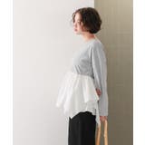 異素材イレヘムドッキングカットソー | titivate | 詳細画像8 