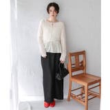 ペプラムシルエットレーストップス | titivate | 詳細画像24 