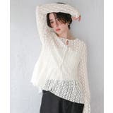 ペプラムシルエットレーストップス | titivate | 詳細画像2 