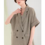リネンライクハーフスリーブシャツジャケット | titivate | 詳細画像13 