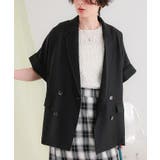 リネンライクハーフスリーブシャツジャケット | titivate | 詳細画像15 