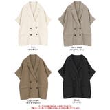 リネンライクハーフスリーブシャツジャケット | titivate | 詳細画像10 