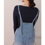 フロントファスナーデザインデニムキャミソールサロペット | titivate | 詳細画像17 