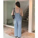 フロントファスナーデザインデニムキャミソールサロペット | titivate | 詳細画像26 