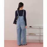 フロントファスナーデザインデニムキャミソールサロペット | titivate | 詳細画像5 