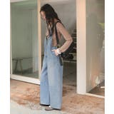 フロントファスナーデザインデニムキャミソールサロペット | titivate | 詳細画像11 