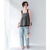 リネンライクペプラムトップス | titivate | 詳細画像18 