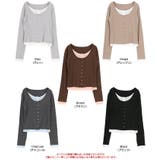 レイヤード風リブカットソートップス | titivate | 詳細画像20 