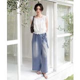 ラップデザインデニムパンツ | titivate | 詳細画像14 