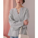 レースアップデザインプルオーバー | titivate | 詳細画像9 