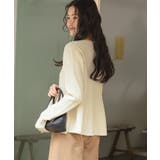 ゴールド釦ペプラムニットカーディガン | titivate | 詳細画像16 