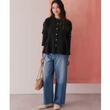 ゴールド釦ペプラムニットカーディガン | titivate | 詳細画像21 