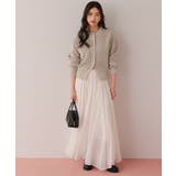 ミニシルバー釦デザインニットカーディガン | titivate | 詳細画像29 