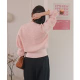 ミニシルバー釦デザインニットカーディガン | titivate | 詳細画像3 