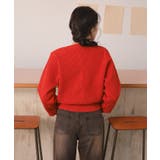 ミニシルバー釦デザインニットカーディガン | titivate | 詳細画像13 