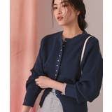 ミニシルバー釦デザインニットカーディガン | titivate | 詳細画像14 