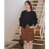 ミニシルバー釦デザインニットカーディガン | titivate | 詳細画像17 