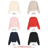 ミニシルバー釦デザインニットカーディガン | titivate | 詳細画像20 