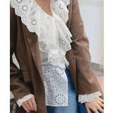 フリルカラーレースブラウス | titivate | 詳細画像5 