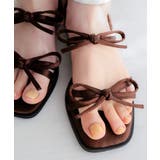 ダブルリボンサテンサンダル | titivate | 詳細画像19 