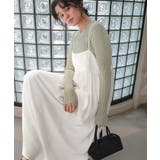 ギャザーボリュームキャミソールワンピース | titivate | 詳細画像8 