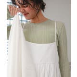 ギャザーボリュームキャミソールワンピース | titivate | 詳細画像9 