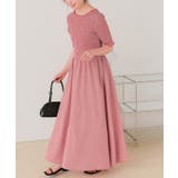 シャーリングハーフスリーブワンピース | titivate | 詳細画像15 