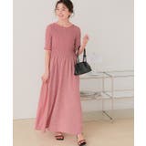 シャーリングハーフスリーブワンピース | titivate | 詳細画像25 