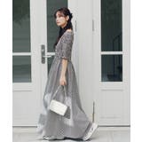 シャーリングハーフスリーブワンピース | titivate | 詳細画像2 