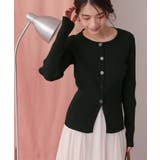 ミドル丈リブニットカーディガン | titivate | 詳細画像24 