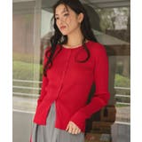 ミドル丈リブニットカーディガン | titivate | 詳細画像8 