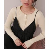 ミドル丈リブニットカーディガン | titivate | 詳細画像10 