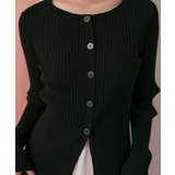 ミドル丈リブニットカーディガン | titivate | 詳細画像17 