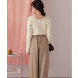 前後2wayUVケア/抗ピルヘンリーネックリブニット | titivate | 詳細画像7 