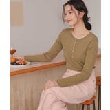 前後2wayUVケア/抗ピルヘンリーネックリブニット | titivate | 詳細画像16 