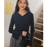 UVケア/抗ピルビッグカラーリブニット | titivate | 詳細画像22