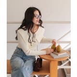 UVケア/抗ピルビッグカラーリブニット | titivate | 詳細画像2