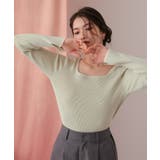 UVケア/抗ピルスクエアリブニット | titivate | 詳細画像23