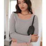 UVケア/抗ピルスクエアリブニット | titivate | 詳細画像27