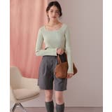 UVケア/抗ピルスクエアリブニット | titivate | 詳細画像31