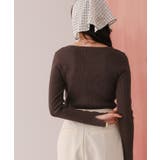 UVケア/抗ピルスクエアリブニット | titivate | 詳細画像35